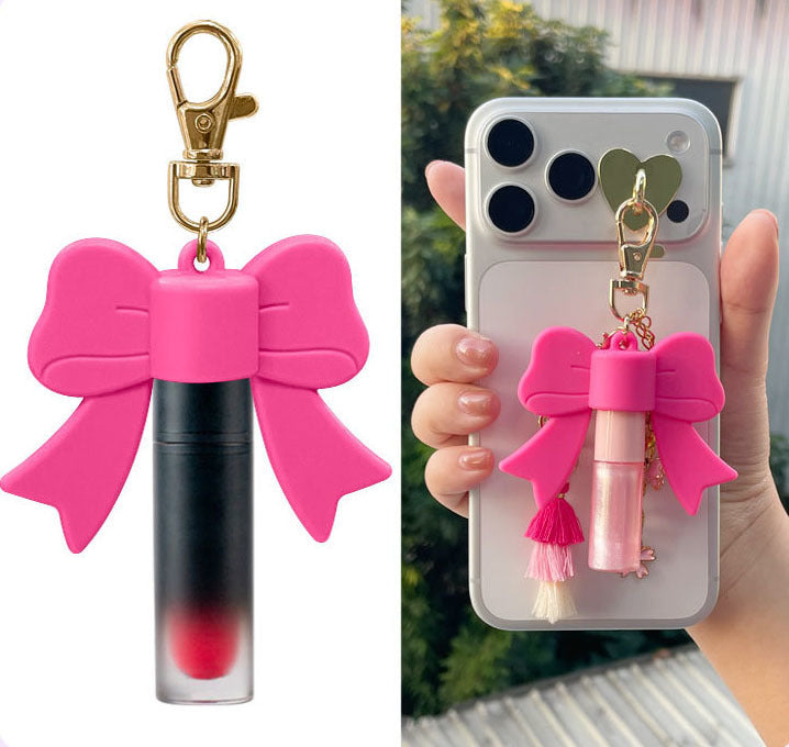 🎀 Silicone Bow Chapstick & Lipstick Holder - THREE sizes & NINE colors! | 3-4 Week TAT