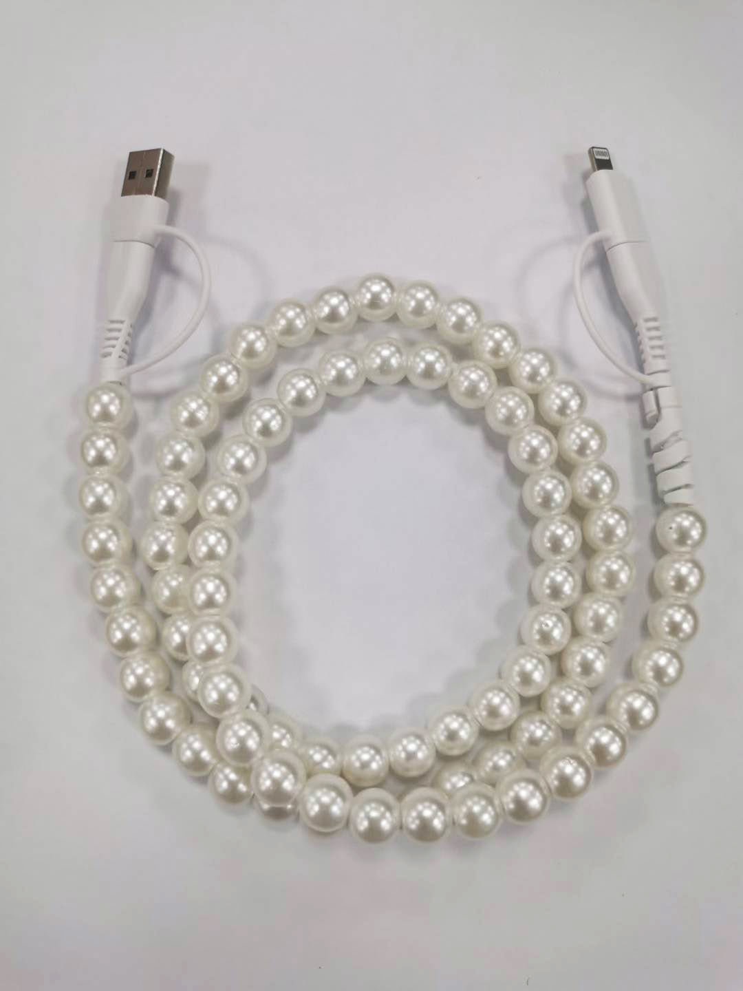 4-in-1 Beaded Lightening Phone Charger - 30 Options | 2-4 Week TAT