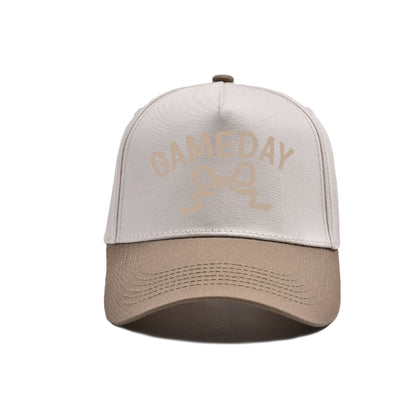 Embroidered Bow Game Day Adjustable Fit Hat (11 Color Options) | 2-4 Week TAT