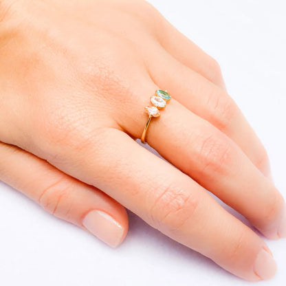 💎✨ MARQUISE BIRTHSTONE RINGS | SIZES 5-12 | SILVER, GOLD, OR ROSE GOLD PLATED STAINLESS STEEL | 3-5 WEEK TAT