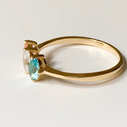 💎✨ MARQUISE BIRTHSTONE RINGS | SIZES 5-12 | SILVER, GOLD, OR ROSE GOLD PLATED STAINLESS STEEL | 3-5 WEEK TAT