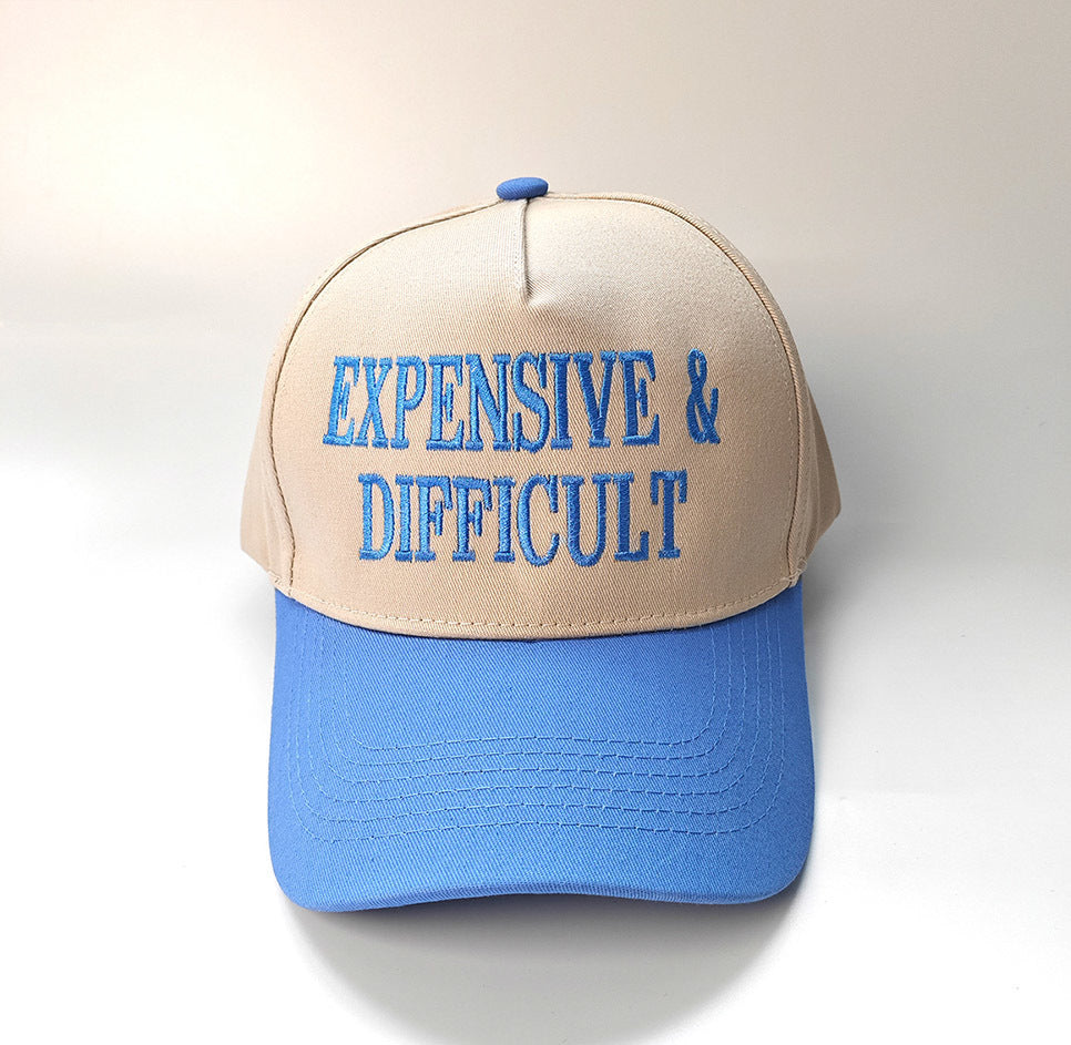 Embroidered Expensive & Difficult Snap Back Hat (7 Color Options) | 2-4 Week TAT