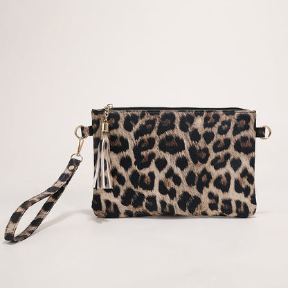 🐆🎀 Faux Leather Animal Print Wristlet | 5 Prints | 3–5 WEEK TAT