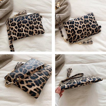 🐆🎀 Faux Leather Animal Print Wristlet | 5 Prints | 3–5 WEEK TAT