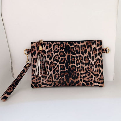 🐆🎀 Faux Leather Animal Print Wristlet | 5 Prints | 3–5 WEEK TAT