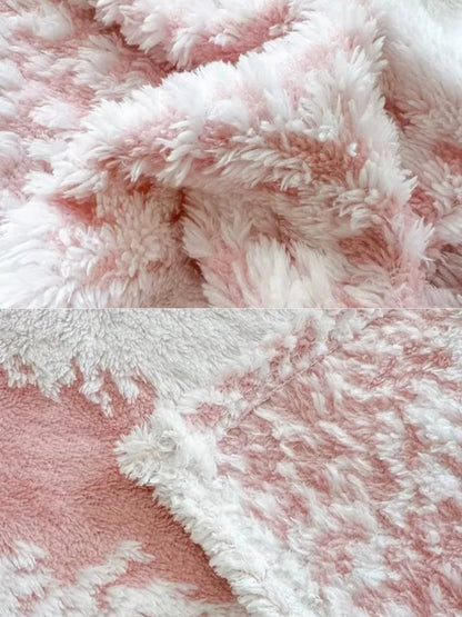 ☁️🎀 Ultimate Plush Snow Stripe Blanket | 8 Colors | XS–XXL | 3–5 WEEK TAT