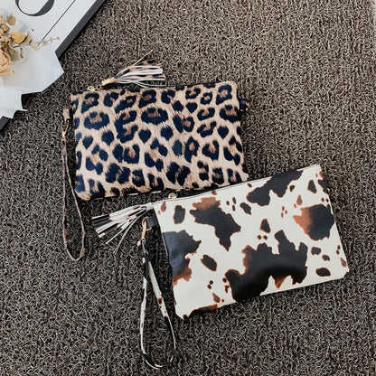 🐆🎀 Faux Leather Animal Print Wristlet | 5 Prints | 3–5 WEEK TAT