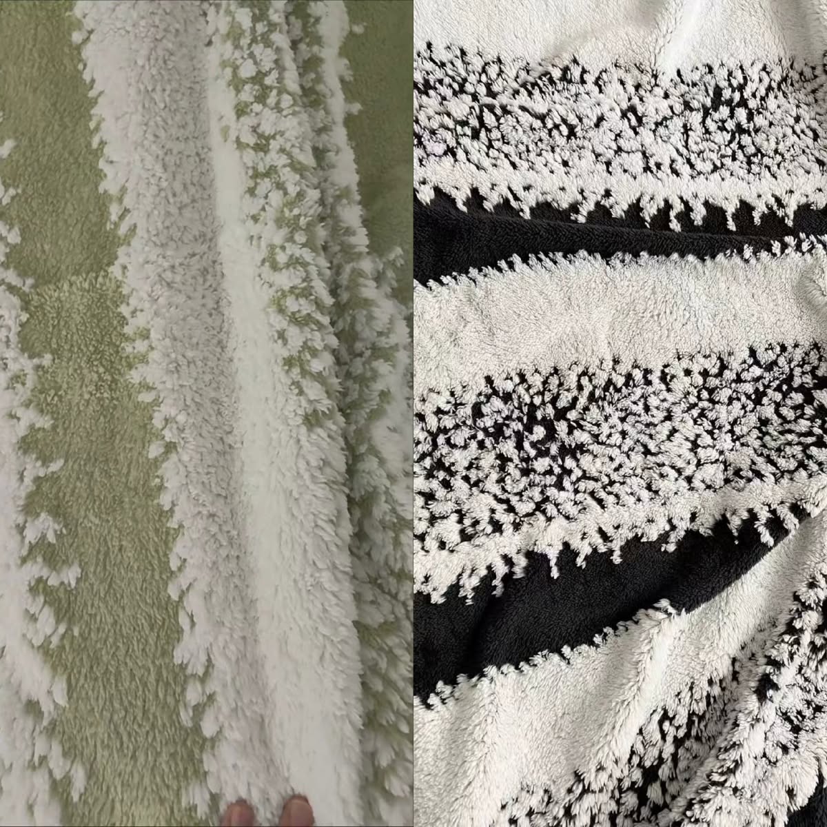 ☁️🎀 Ultimate Plush Snow Stripe Blanket | 8 Colors | XS–XXL | 3–5 WEEK TAT