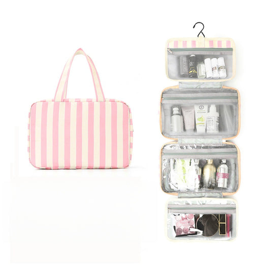 Striped Hanging Toiletry Bag 😍✈️ + 7 COLORS | 3–4 WEEK TAT