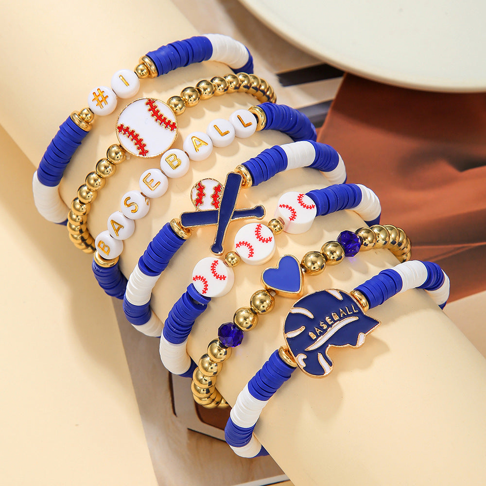⚾️ Game Day Baseball Bracelet Stacks | 6 Different Team Colors | 3-4 WEEK TAT ⚾️