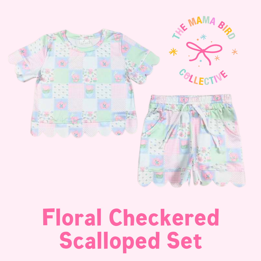 🌸 PRINTED SCALLOPED SETS ✨ | 3-6M–14/16T | 1-2 WEEK TAT 💗
