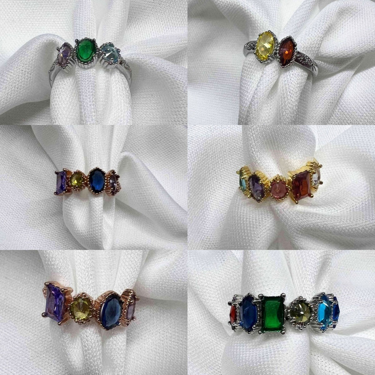 💍✨ Vintage Antique Inspired Birthstone Rings ✨💎 7 Stone Spots! | 3-4 Week TAT