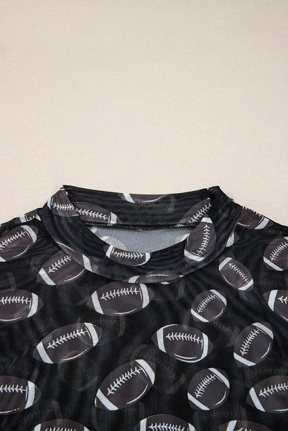 🏈✨Women’s Sheer Mesh Football Undershirt | Lightweight Long Sleeve Layering Top🏈✨