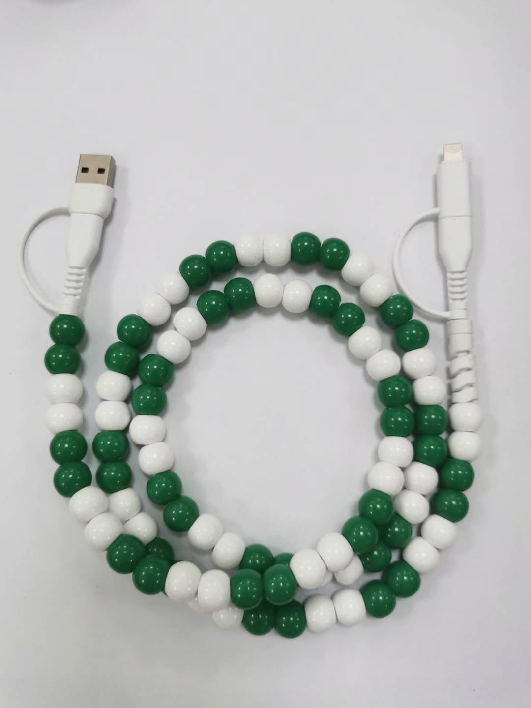 4-in-1 Beaded Lightening Phone Charger - 30 Options | 2-4 Week TAT