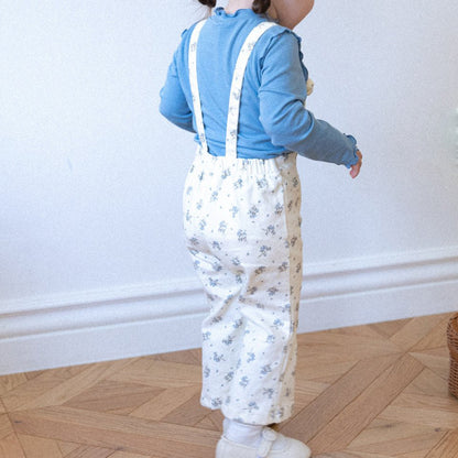 🌸👖 Girls Bell Bottom Denim Overalls + Infant Toddler Girls Sizes 6M-6Y | 3-4 WEEK TAT