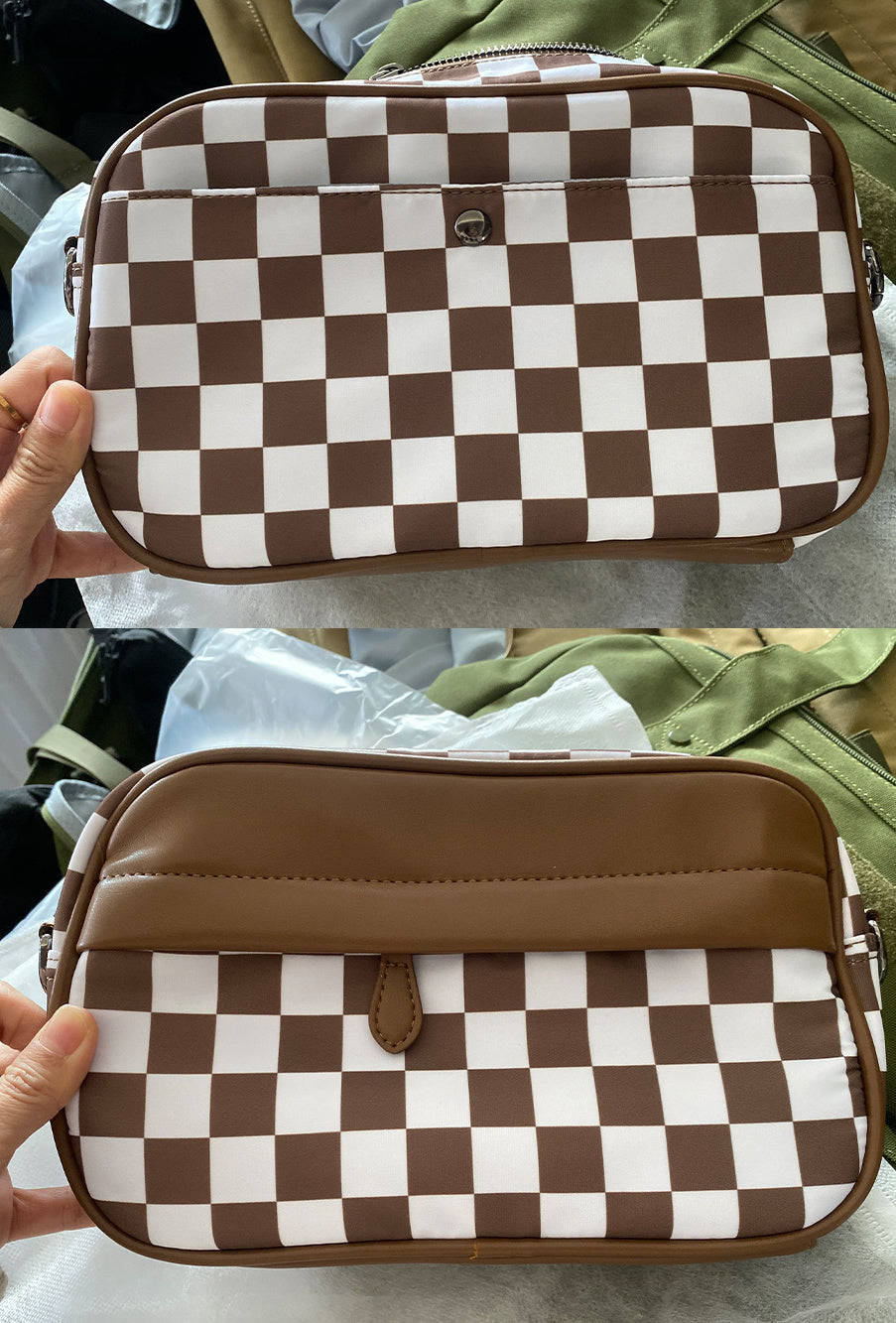 Checkered Crossbody (6 colors) - 2-4 Week TAT