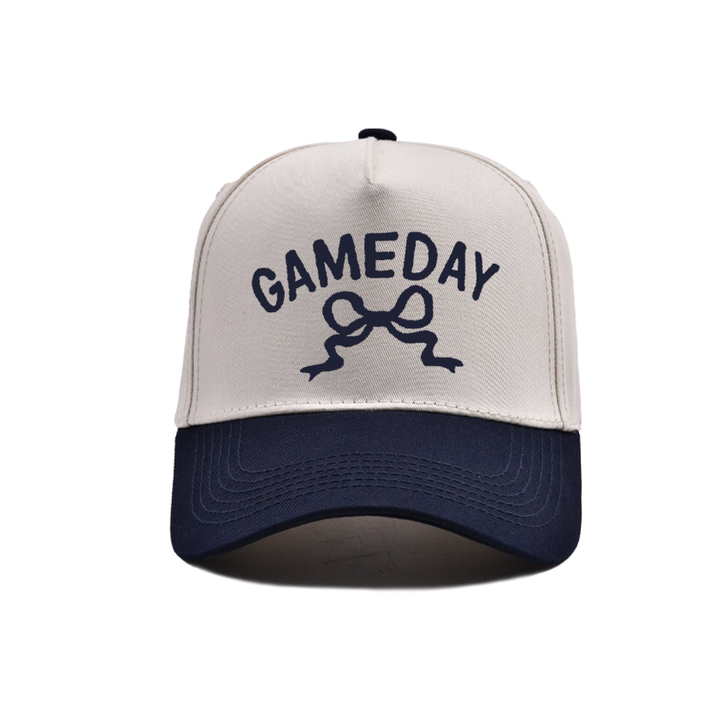 Embroidered Bow Game Day Adjustable Fit Hat (11 Color Options) | 2-4 Week TAT