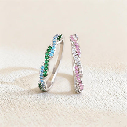 💍✨ INTERTWINED BIRTHSTONE RING + SIZES 6-11 | 3-4 WEEK TAT ✨💍