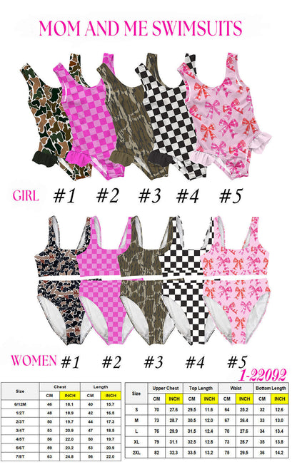 Mommy & Me Swimsuits (5 Prints) | 2-4 Week TAT