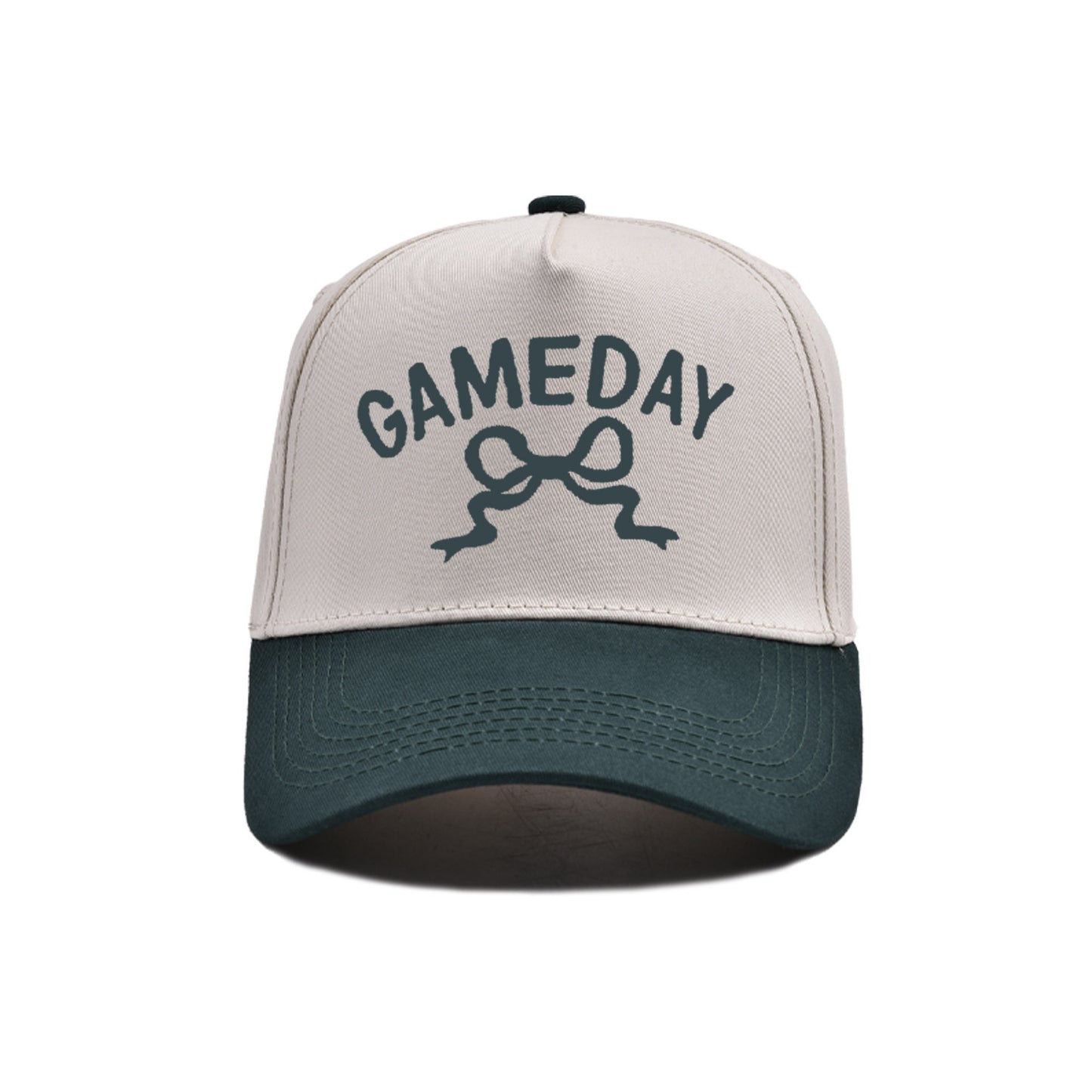 Embroidered Bow Game Day Adjustable Fit Hat (11 Color Options) | 2-4 Week TAT