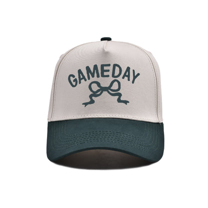 Embroidered Bow Game Day Adjustable Fit Hat (11 Color Options) | 2-4 Week TAT