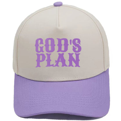 Embroidered GOD'S PLAN Snap Back Hat (14 Colors) | 2-4 Week TAT