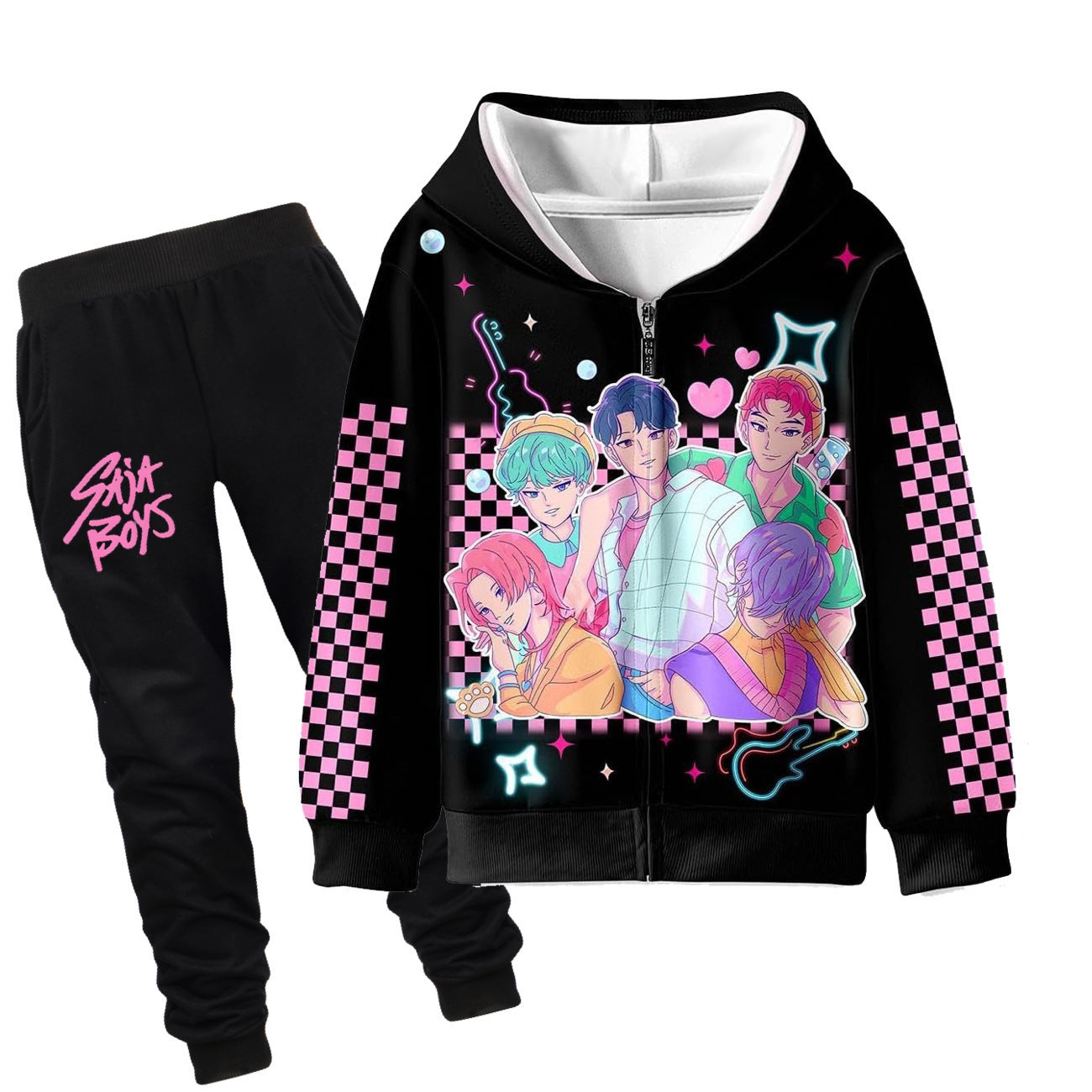 K-POP DEMON HUNTER Jogger + Zip-Up Jacket Set - 4 Set Options | 2-4 Week TAT
