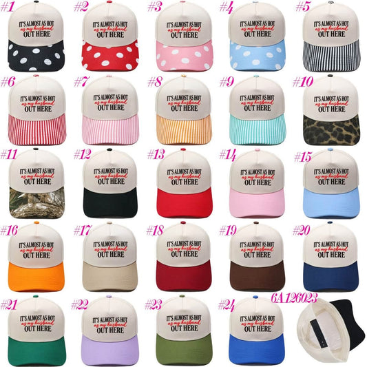 🚨🧢It’s Almost As Hot As My Husband Snapback Hat | Funny Women’s Trucker Cap🚨🧢