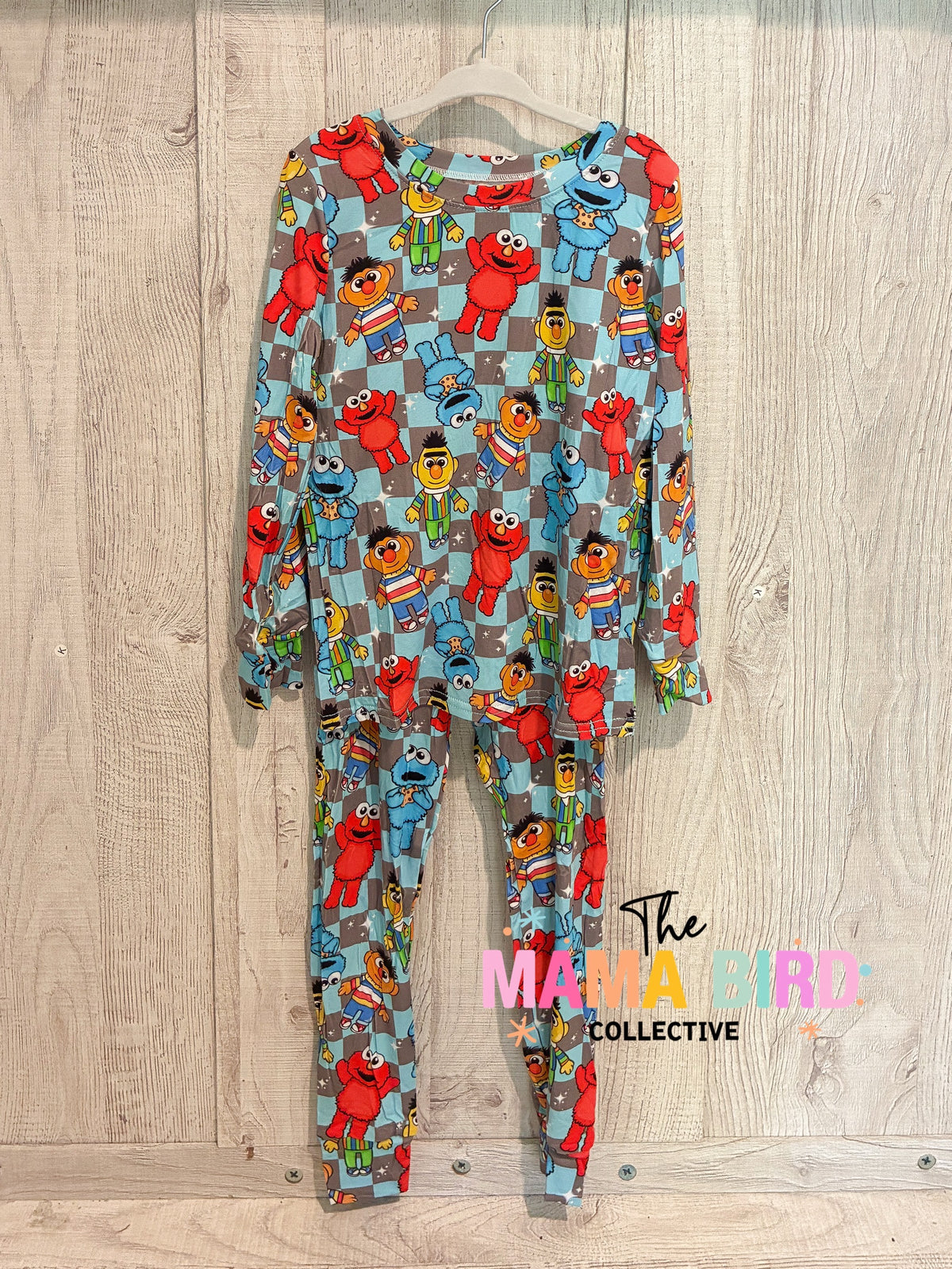 Checkered Sesame Street Elmo Bamboo | IN STOCK!