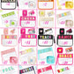 Chenille Glitter Letter Patch PVC Clear Wristlet Set – 27 Styles! | 2-4 Week TAT