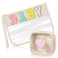 Chenille Glitter Letter Patch PVC Clear Wristlet Set – 27 Styles! | 2-4 Week TAT