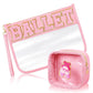 Chenille Glitter Letter Patch PVC Clear Wristlet Set – 27 Styles! | 2-4 Week TAT