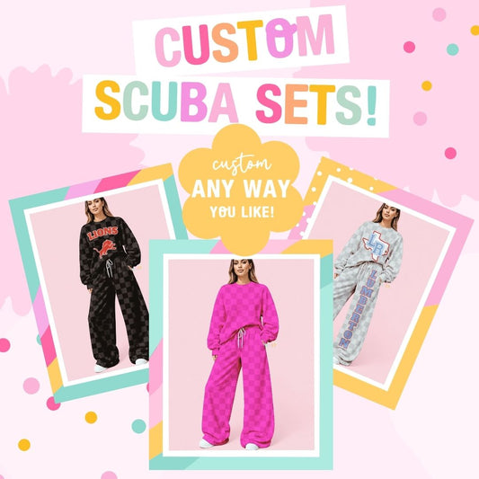 📣 CUSTOM WIDE LEG SETS | Adults + Kids | 3-6 Week TAT 📣