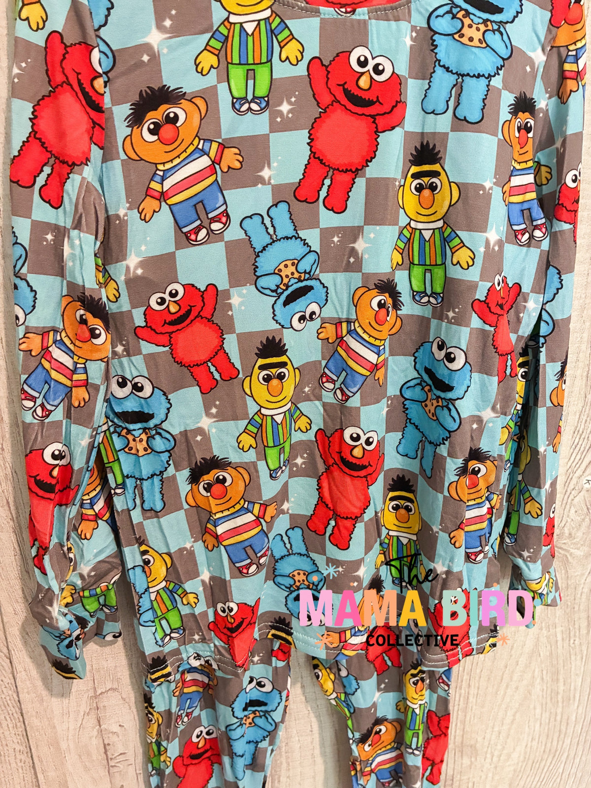 Checkered Sesame Street Elmo Bamboo | IN STOCK!