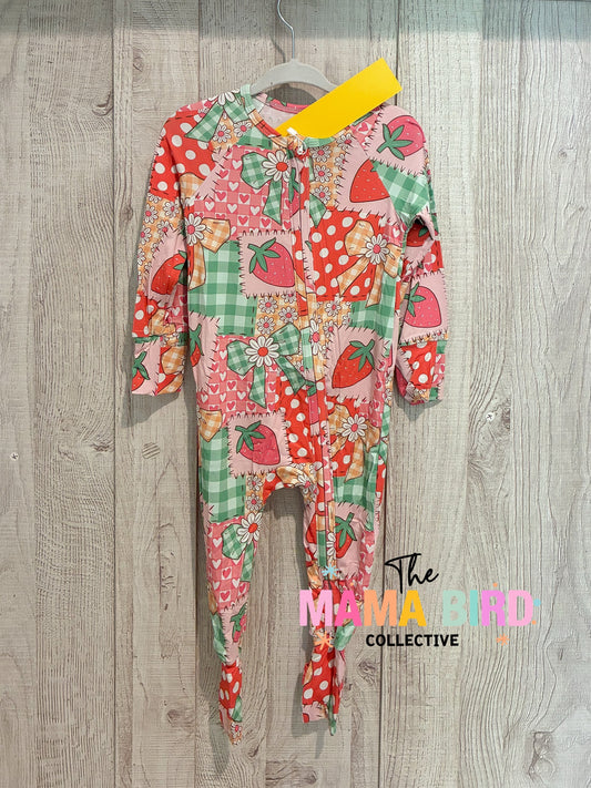 Strawberry Patchwork Bamboo | IN STOCK!