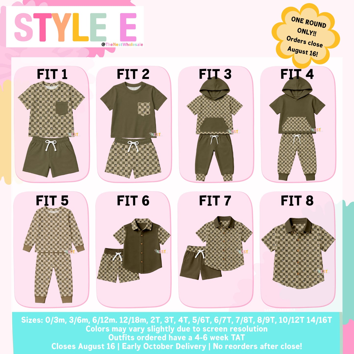 💀 🦇STYLE E GREEN & BRO SKELETONS’ HALLOWEEN OUTFITS + SIZES | LIMITED PREORDER