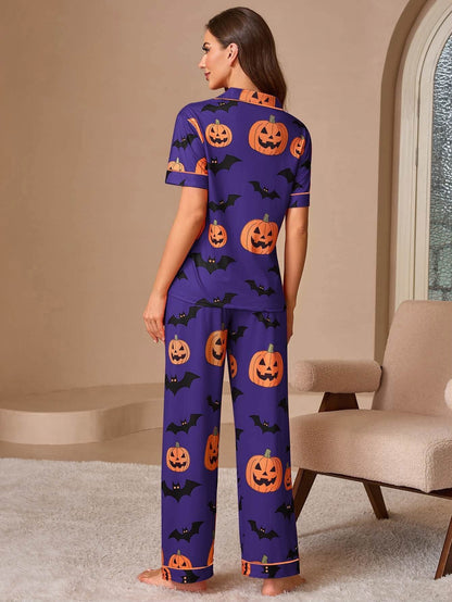 🎃🦇WOMEN’S HALLOWEEN PUMPKIN PAJAMA SETS 🦇🎃