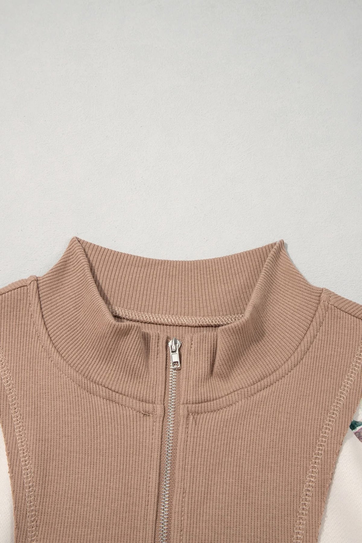 🦆🤎 IN STOCK! Beige Mallard Corduroy Neck Top | Sizes S-XL