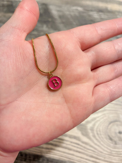 Initial Necklace IN STOCK! | Gold or Silver Chain