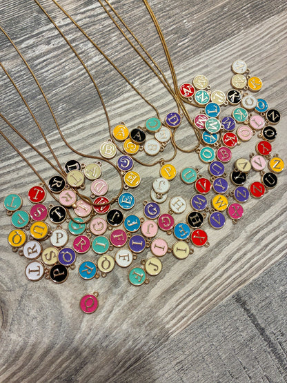 Initial Necklace IN STOCK! | Gold or Silver Chain