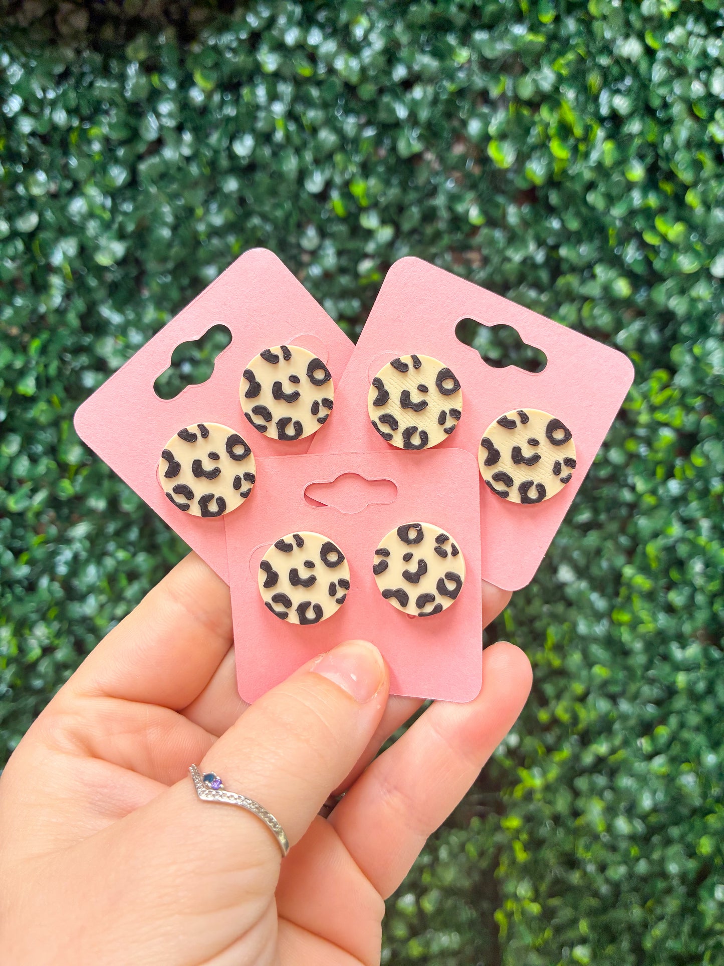 ✨🐆 3D Printed Leopard Print Earrings | Ready to Ship | LIMITED! 🐆✨