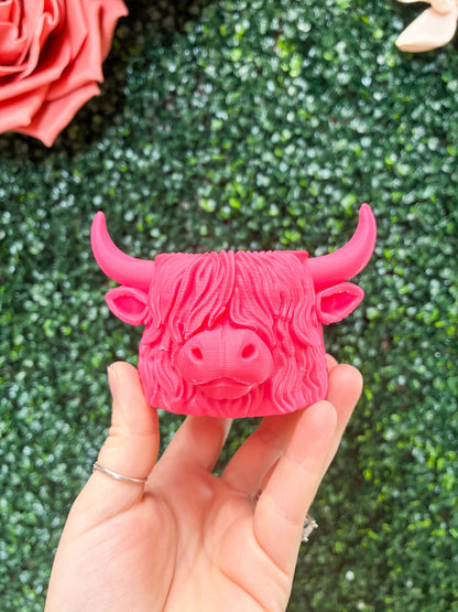 🐮🌿 Mini Highland Cow Planter / Earring Holder / Catch-All | Ready to Ship | LIMITED! ✨