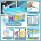 Clear Waterproof PVC Chenille "Meds" Travel Bag - 6 Color Options! | 2-4 Week TAT