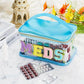 Clear Waterproof PVC Chenille "Meds" Travel Bag - 6 Color Options! | 2-4 Week TAT