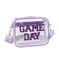 Clear PVC Game Day Crossbody - 7 Colors Options! | 2-4 Week TAT