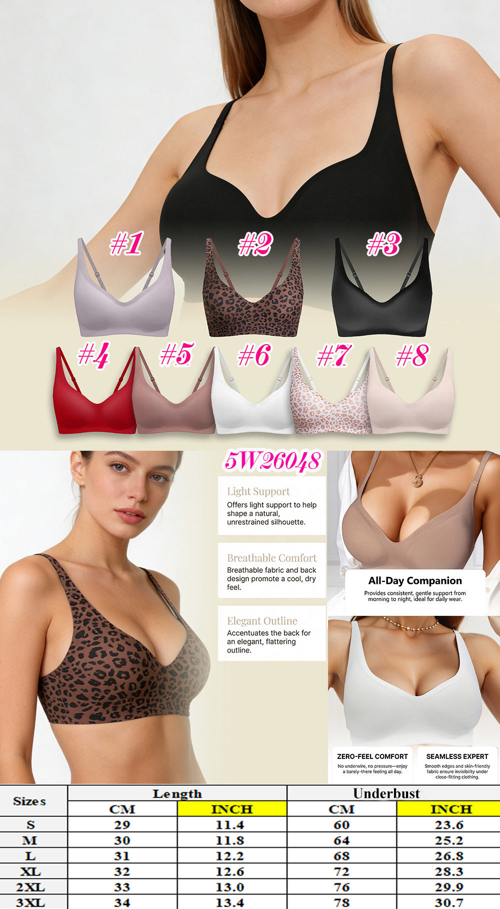 VIRAL TikTok Wireless Jelly Bra Size S-3XL | 3-4 Week TAT