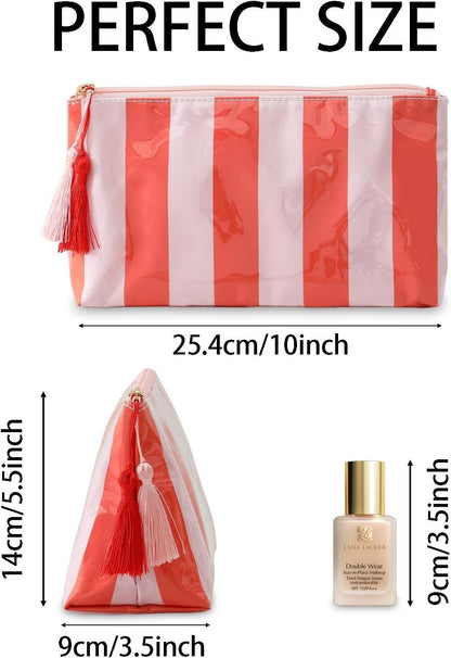 ✨ Striped Tassel Zipper Pouch - 6 Options! | 3-4 Week TAT