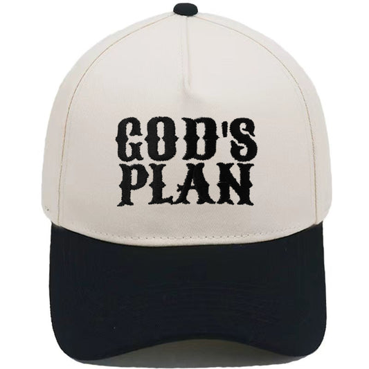 Embroidered GOD'S PLAN Snap Back Hat (14 Colors) | 2-4 Week TAT
