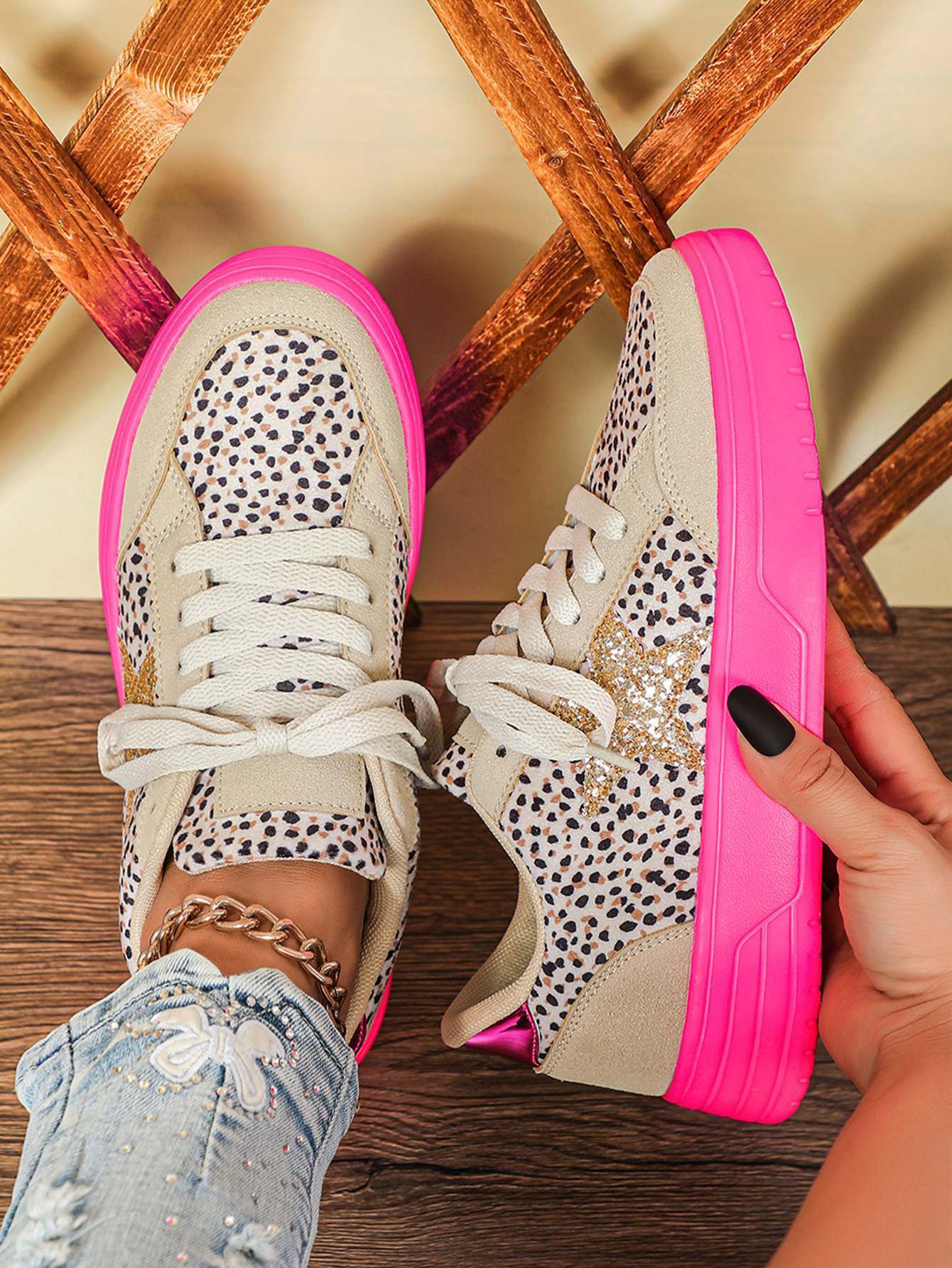 👟🐆 Leopard Print Sneakers (Wide foot friendly!) | 3-4 Week TAT