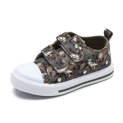 Kid's Canvas Velcro Strap Shoes (6 Prints) | 2-4 Week TAT